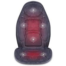 Amazon Com Snailax Vibration Massage Seat Cushion With Heat 6 Vibrating Motors And 3 Therapy Heating Pad Back Massager Mass Chair Pads Massage Chair Massage