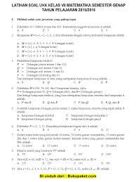 Jadi disini kita harus bisa membedakan apa itu irisan dan apa itu gabungan. Soal Ukk Matematika Kelas 7 Smp Pdf
