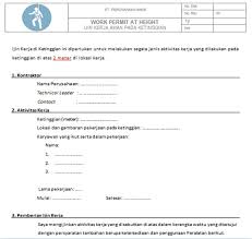 Check spelling or type a new query. Pt Sistem Manajemen Utama Formulir Kosong Satuan Surat Ijin Kerja Aman Work Permit