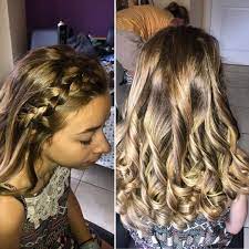 Pretty Braid And Ghd Curls Ghd Ghdcurls Braids Weddinghair Hairup Drystyle Sac Dugun Saci