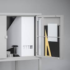 Lixhult Schrank Metall Grau 60x35 Cm Ikea Deutschland Werkstattschranke Ikea Lagerregale