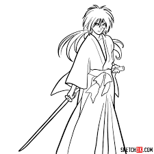 Beautiful dragon ball z coloring page : Pin On How To Draw Rurouni Kenshin