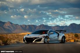 Breaking Necks In A Wide Body Nsx Speedhunters Nsx Japanese Cars Honda