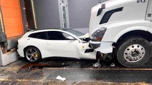 Us $35.00  18 bids shipping: Angry Trucker Drives Over His Boss Ferrari Gtc4lusso In Chicago After Disagreement Updated Carscoops