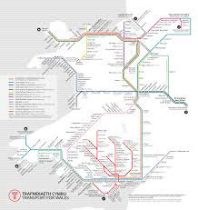 Walking map of the south west coast path walking holiday on the lands end way west cornwall st ives to. Wales Railway Map And Train Routes Train Times Tfw