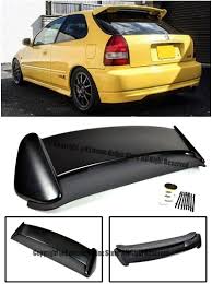 Amazon Com For 96 00 Honda Civic Ek9 3dr Hatchback Abs Plastic Type R Style Jdm Rear Roof Top Wing Spoiler Lip Spl Honda Civic Hatchback Honda Civic Hatchback