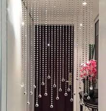 Good Fortune Sun Catcher Crystal Hanging Curtain 25 Pieces 4 To 5 Feet Width In 2020 Beaded Door Curtains Crystal Curtains Beaded Curtains