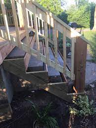 Concrete steps typically cost $2,000 for a small flight. How To Cover Concrete Steps With Wood Farmhouse On Boone
