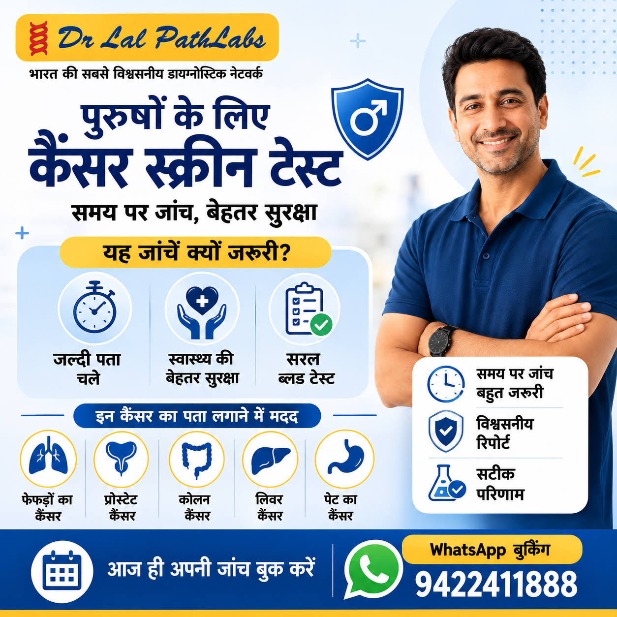 Male Cancer Screening Panel (Blood Test) product image