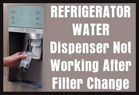 Thanks you very much for the great one. Refrigerator Water Dispenser Not Working After Filter Change