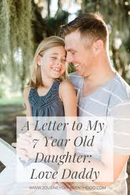 Birthday Letter To Daddy Britt S 7th Birthday Letter From Daddy Letter To My Daughter Letter To Daughter Birthday Letters