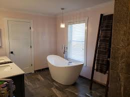 Other popular locations include the master bedroom, powder rooms, and classy bathrooms. Master Bathroom New Crown Molding Lessuise Renovations Facebook