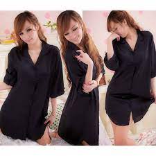 Monalisa baju tidur wanita_piyama wanita_motif karakter _27 motif karakter_4 model. Model Baju Tidur Wanita Bajutidur Daster Kemeja Baju Tidur Kancing Piyama Lingerie Satin Shopee Indonesia
