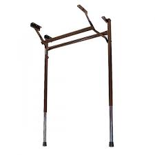 Hauteur mini 550mm coloris gris. Pied De Table Telescopique En Acier Et Inox Par Paire 630 970 Mm