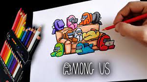 Como Dibujar Y Colorear Among Us En El Sillon Sofa How To Draw Among Us Cunsart You Dibujos De Arte Simples Dibujos Geniales De Arte Dibujos De Colores