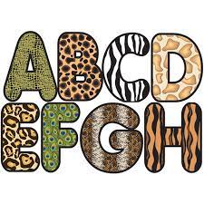 Download (banner design specifics) download file as . Jungle Cliparts Letters Cliparts Zone