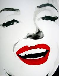 Black And White Red Lipstick Marilyn Monroe Black And White Red Lips Pop Art Google Search Marilyn Monroe Art Marilyn Monroe Painting Marilyn Monroe Artwork
