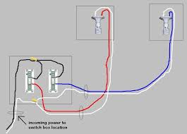 For example, you might want to turn on a bathroom light separately from the ceiling fan. How Would I Wire Two Lights On Separate Switches With One Power Supply