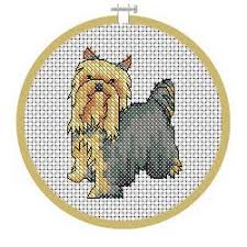 Free Yorkshire Terrier Dog Cross Stitch Pattern Cross