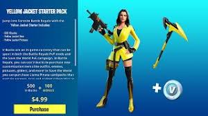 Anyways i hope you have fun using it in fortnite season 3 as it. New Leaked Yellow Jacket Starter Pack Skin Coming In Fortnite Chapter 2 Youtube
