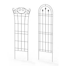Find allen + roth garden decor at lowe's today. Garden Accents Trellis Matte Black 72 Assorted 84425l Rona