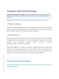 Maybe you would like to learn more about one of these? Pengertian Administrasi Keuangan