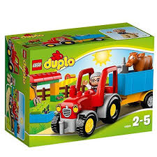Lego Duplo Bambino Vors Trattore Mit Eine Lego Duplo Figur Landwirte Mit Duplo Traktor Zum Zusammenbauen Mit Anha Lego Duplo Traktor Lego Duplo Duplo Traktor