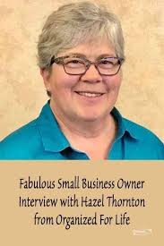 Interview featuring Hazel Thornton from Organized For Life