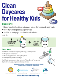 Disinfect Toys Infographic Daycare Forms Starting A Daycare Infant Room Daycare