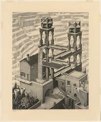 An Online Collection Of High Res Scans Of M C Escher S Prints Waterfall Art Escher Waterfall Escher Prints
