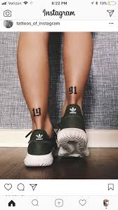 Birth Year Tattoo Designs Ankle Bcakeluvr Tatouage Tattoos Gorgeous Tattoos Number Tattoos