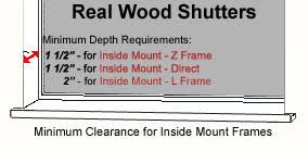 Measure to the nearest 1/8 of an inch, if the size is on a 1/16 mark, then round down to the next 1/8. My Shutters Online Measuring Guide Plantation Shutters