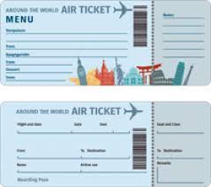 Flugticket vorlage zum bearbeiten kostenlos. Gratis Download Flugticket Motive Daskochrezept De Kochrezepte Saisonales Themen Ideen Flugtickets Bordkarte Fluggutschein