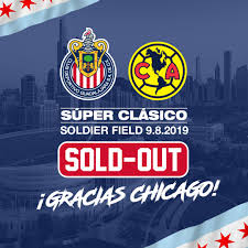 🔴⚪ ¡únete a la señal del rebaño! America Vs Chivas Chicago Tickets Boletos Soldier Field