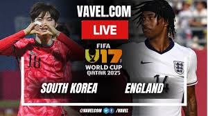 England Takes Commanding 2-0 Lead Over South Korea in U-17 World Cup