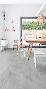 Dining Room Featuring Secura Pur Luxury Vinyl Sheet Flooring In Powdered Concrete Vinyl Flooring Kitchen Kitchen Vinyl Vinyl Sheet Flooring