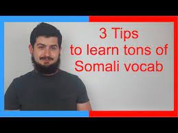 How To Learn Somali Vocabulary! || Somali Language Tip - Youtube