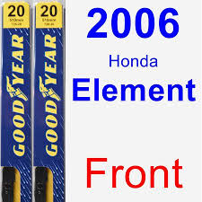 2006 Honda Element Wiper Blade Set Kit Front 2 Blades Premium