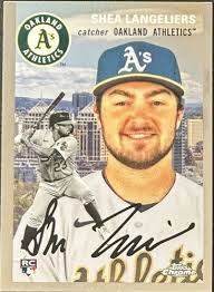 Shea Langeliers 2023 Topps Chrome Platinum Anniversary #CPA-SL Auto RC