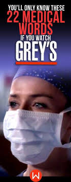 This covers everything from disney, to harry potter, and even emma stone movies, so get ready. Quiz You Ll Only Know These 22 Medical Words If You Watch Grey S Medical Words Medical Knowledge Greys Anatomy Facts