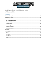 Education edition (mc), code connection (cc), and an editor, presumably in a browser. Code Connection Api Pdf Pdf Software Engineering Computer Programming