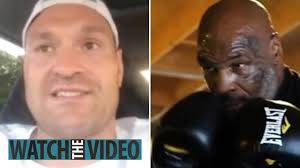 Mike Tyson was stopped from hitting