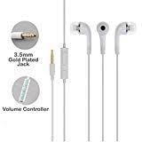 10 samsung compatible yr in ear earphones with ultra bass headset with 3 5 mm jack and mic white samsung compatible headphone with mic headphones earphone