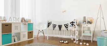 Add an accent to each wall: Top Ideas To Design Gender Neutral Baby Rooms Mybayut
