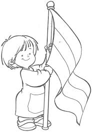 Colorear dibujos de la bandera argentina 20 de junio. Imagenes Del Dia De La Bandera Del Peru Para Colorear