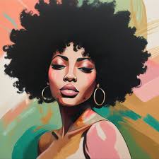 Afro Art Collection, set van 3 prints, zwarte kunst, kunst aan de muur,  zwarte vrouw, Afrikaanse kunst, digitale print