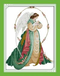 Free cross stitch patterns angels. Wall Decro Precise Print Cross Stitch Kit Embroidery Pattern Diy Needlework Set Dmc 11ct Angel Mother And Baby Unfinished Cross Stitch Kits Printed Cross Stitchprinted Cross Stitch Kits Aliexpress