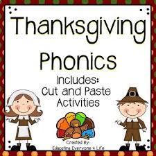 Download, print, or use the kindergarten our phonics worksheets offer the beginning stage of making the connection by identifying the first letter. Thanksgiving Phonics And Printable Activities By Educating Everyone 4 Life