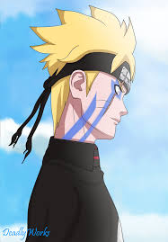 One day, boruto saves a boy named denki kaminarimon, who's being picked on. Boruto Uzumaki Kurtaustinj Illustrations Art Street