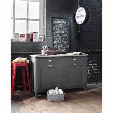 Buffet Gris Anthracite Chablis Wooden Sideboard Sideboard Grey Sideboard